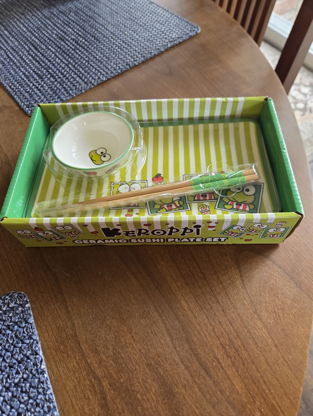 Sanrio Keroppi Ceramic Sushi Set